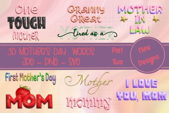 3D Mother’s Day Words - Part 2: Elevating Editorial Graphics and Website Design