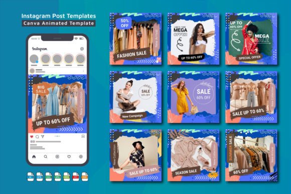 Canva Animated Instagram Video Templates for Handmade Creations