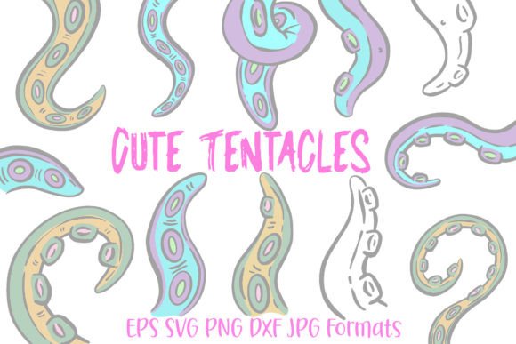 Cute Octopus Sucker Tentacle Sticker SVG Review