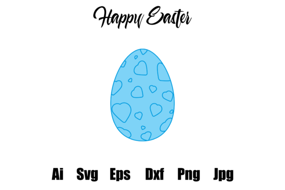 Easter Egg Blue UI Arts Vector: A Versatile Freebie for Handmade Businesses