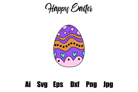 Easter Egg - Color Full and Outline: A Designer’s Perspective