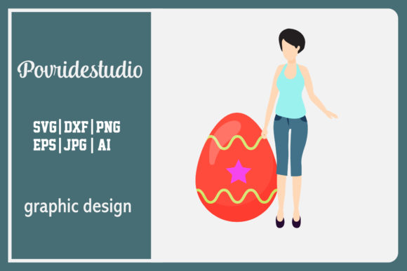 Easter Egg with Girl Cute Color Review: A Delightful Design for Real Embroidery Projects