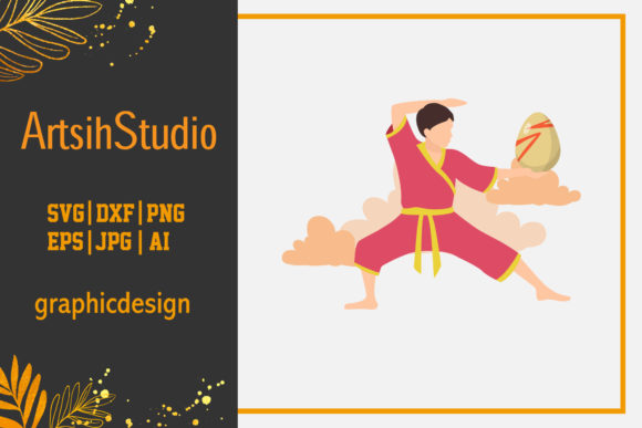 Easter Icon -fighter Red Clothes: A Graphic Freebie for Crafting Success