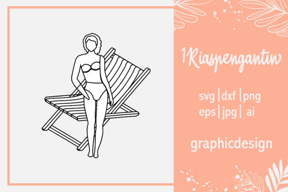 Flat Illustration Cute Coloring Page for Handmade & Graphic Design