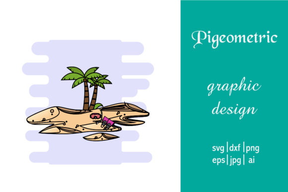 Flat Illustration Summer Cute Color: A Versatile Graphic Design Freebie for Crafters