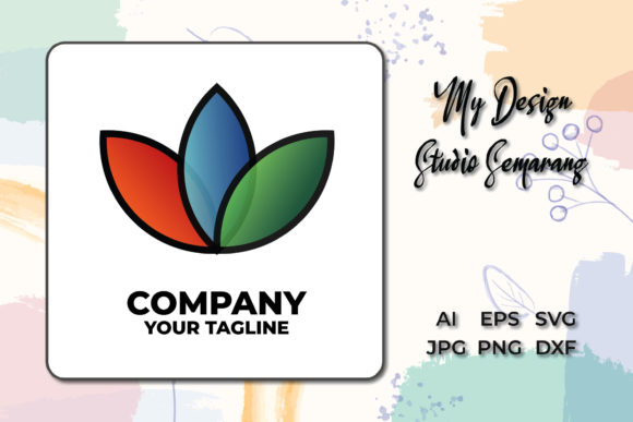 Logo Company Filled Outline Style Leaf – A Freebie for Creative Designers