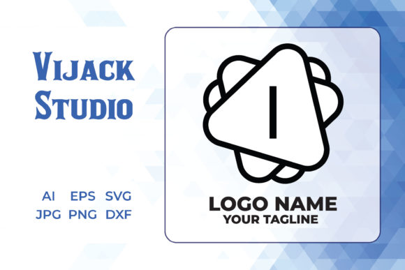 Logo Material Outline Style Number 1: A Versatile Graphic Design Freebie for Content Creators